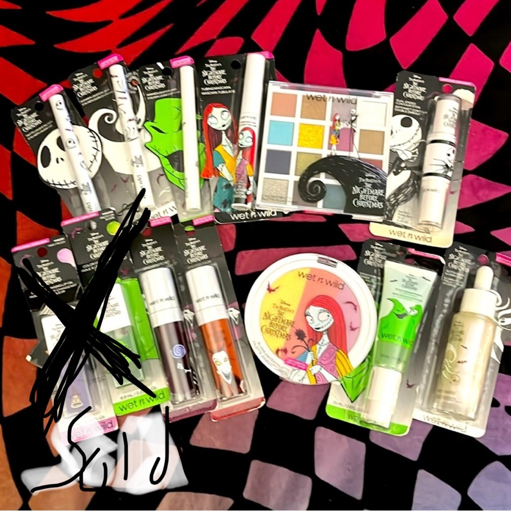✨🆕Wet N Wild Nightmare Before Christmas Collection!RARE!SEALED!SOLD OUT!✨🎄🎅🏻